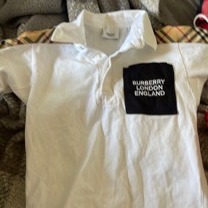 White Burberry shirt
